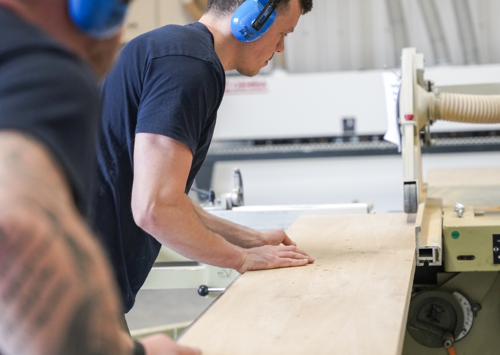 Custom Joinery for solid worktop surfaces