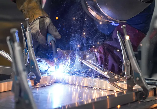 steel fabrication welder