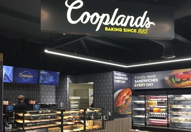 Cooplands Service Station Interior