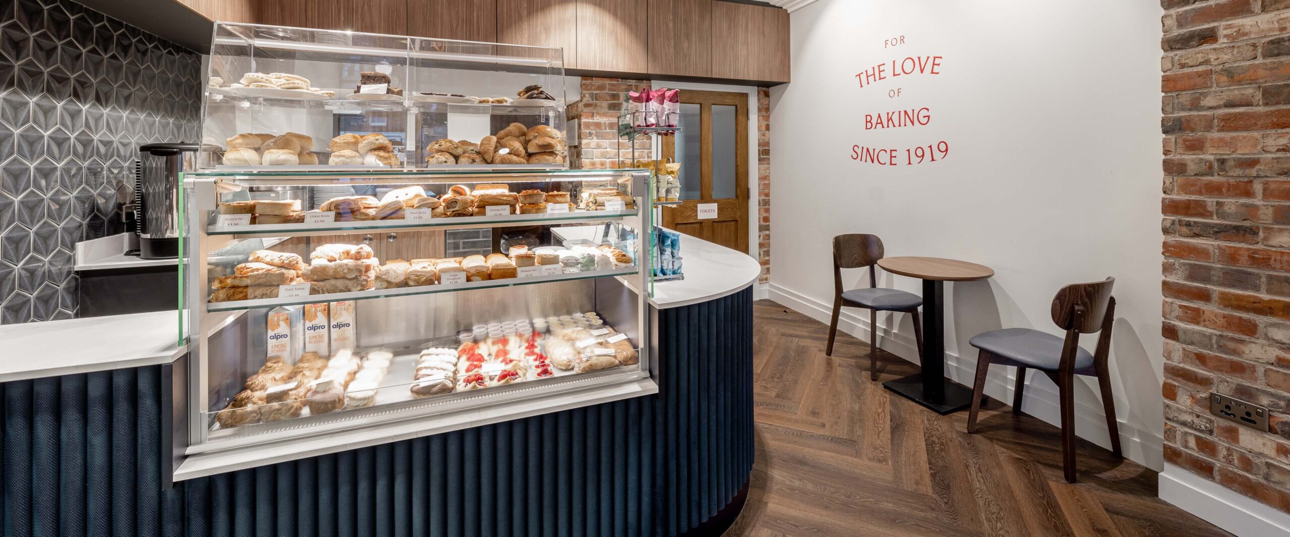 Fisher and Donaldson interior and counter