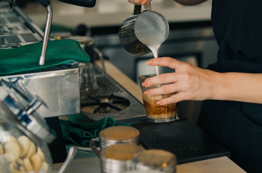 coffee being poured